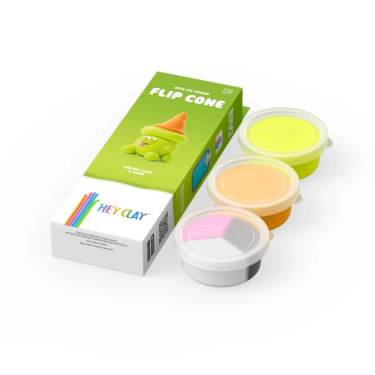 HeyClay Nice Ice Cream – maak je eigen grappige ijshoorntje met Flip Cone!