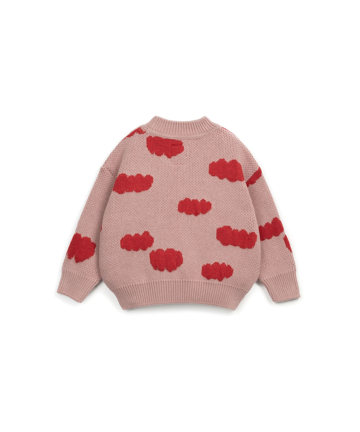 PLAY UP gebreide trui meisje Malva (roze en rood)