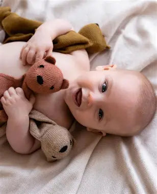 Hvid knuffel baby Teddy Tokki Terracotta
