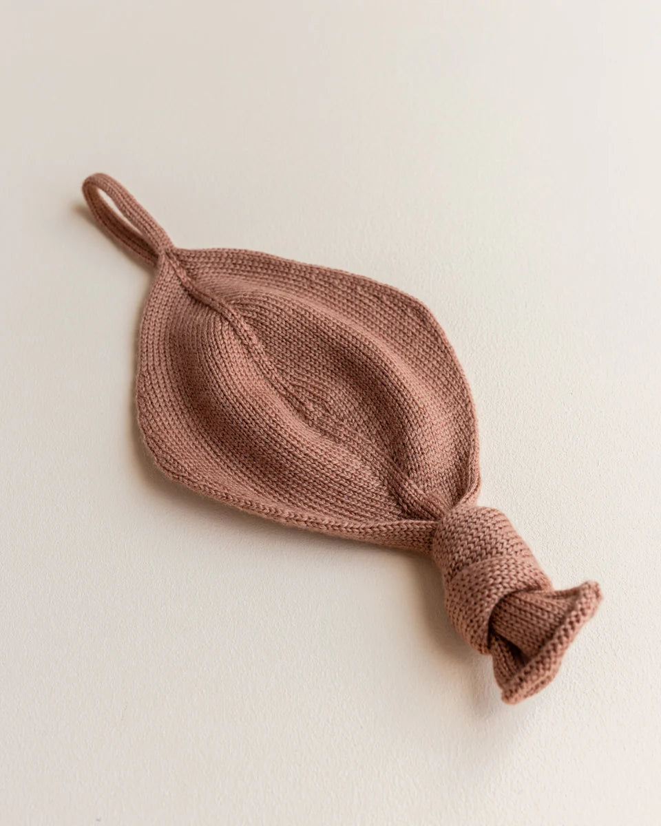 Hvid speendoekje baby Titi Comforter Terracotta terracotta