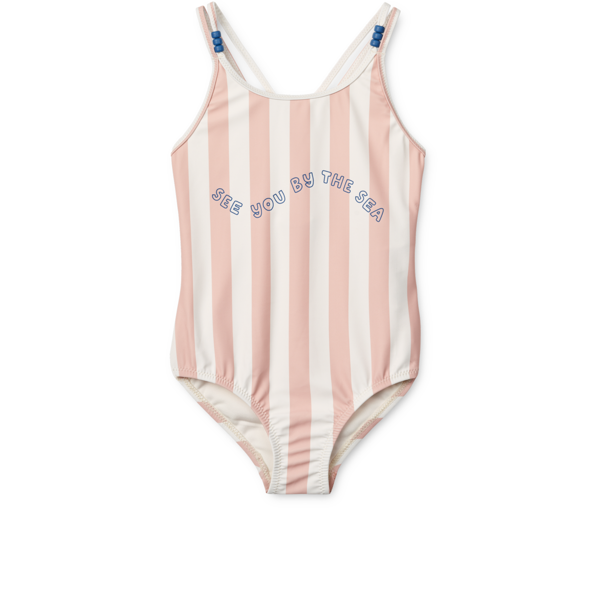 LIEWOOD badpak meisje Suna gestreept Sorbet Rose Creme de la Creme roze