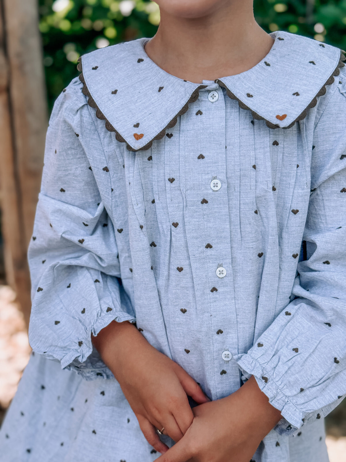 Jurk Emile et Ida | Robe Jacquard  Coeur