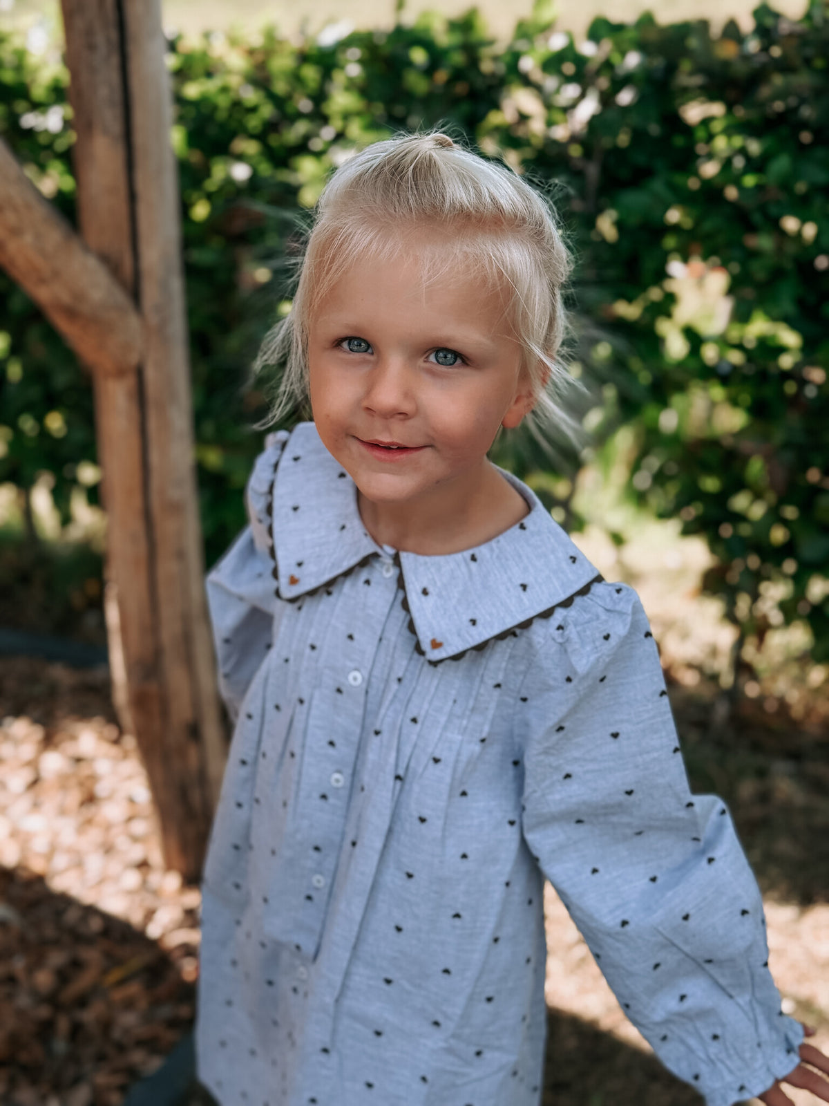 Jurk Emile et Ida | Robe Jacquard  Coeur