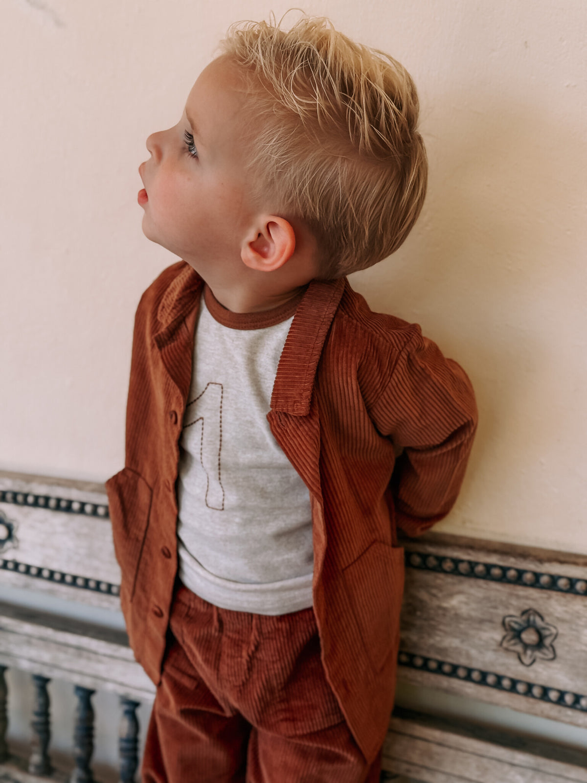 JUREME blouse kind Castagna bruin