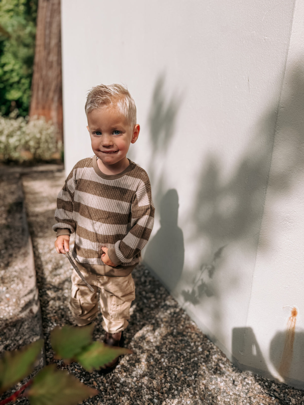 LEVV broek jongen Tyler pants Sand zandkleur
