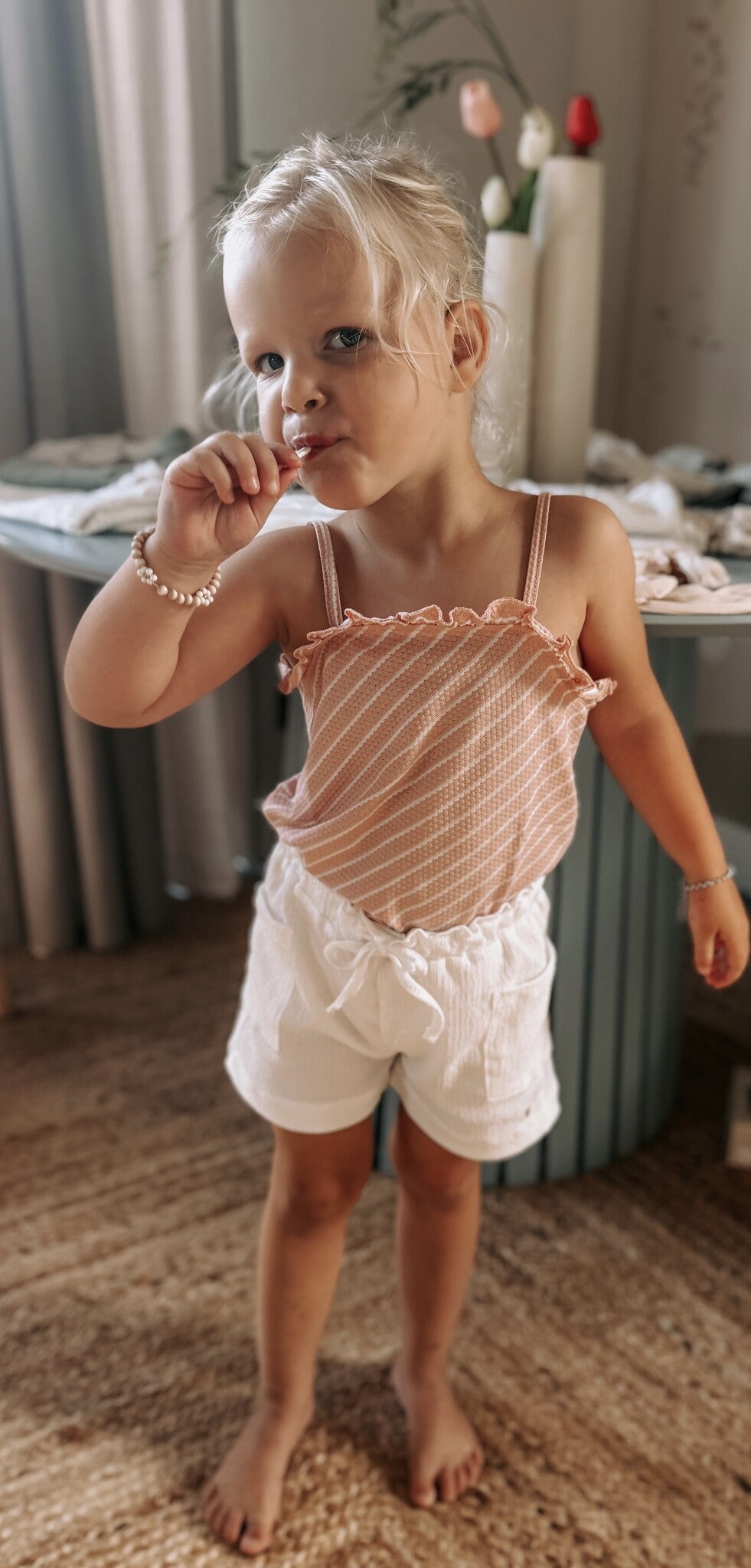 LEVV shirt meisje Shania T-shirt Pink roze