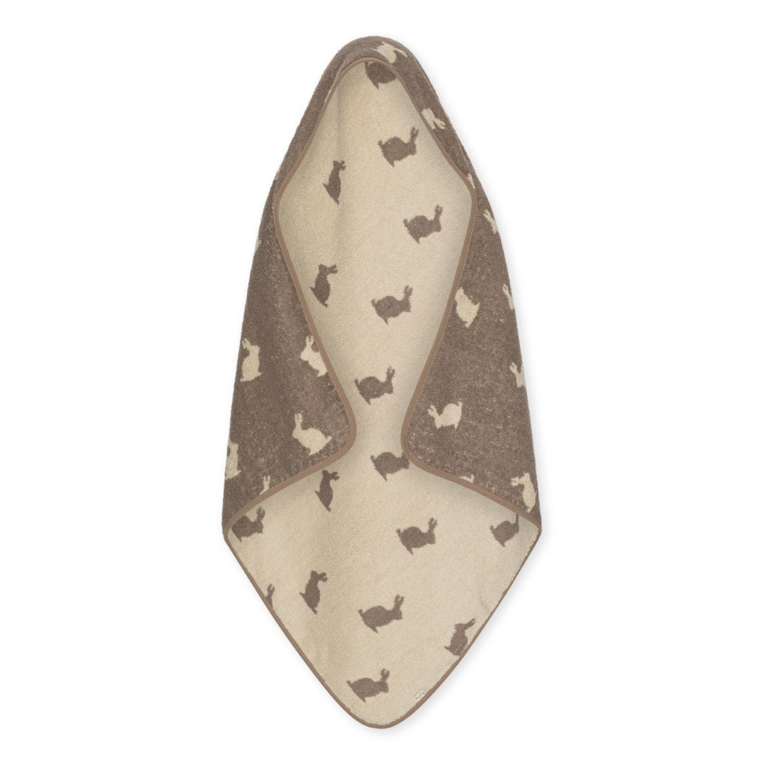 KONGES SLØJD badcape baby terry Bunny konijn handdoek