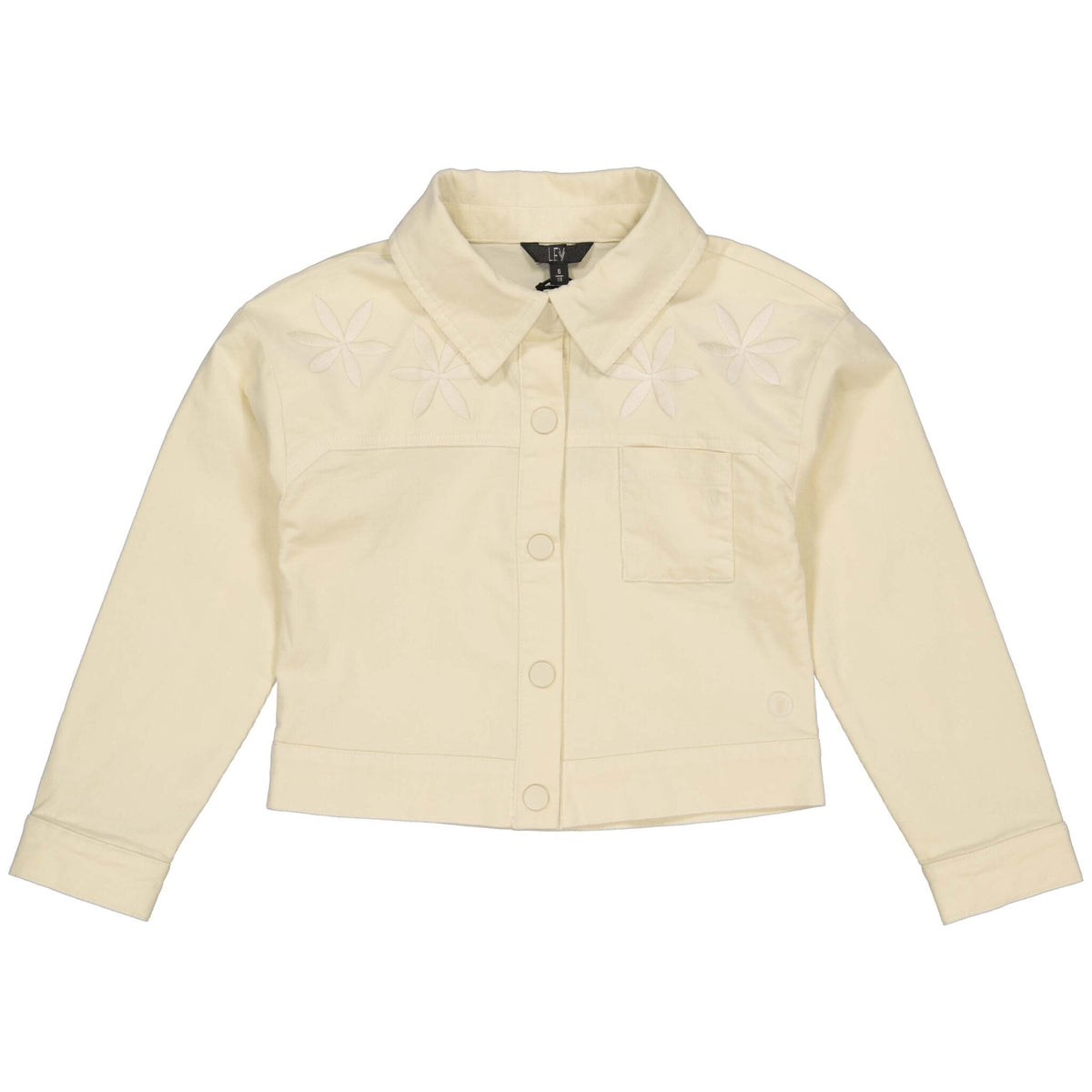 LEVV jas meisje Sita jacket Cotton Cream crème