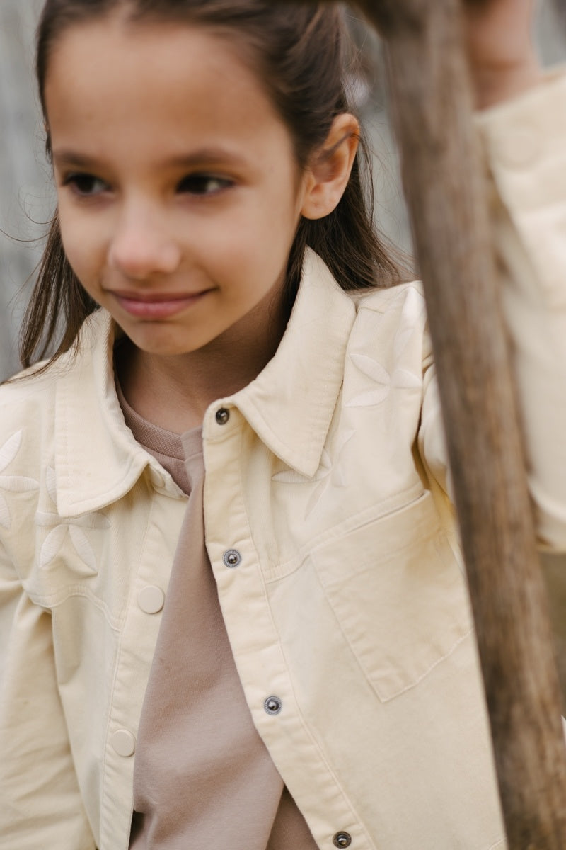 LEVV jas meisje Sita jacket Cotton Cream crème