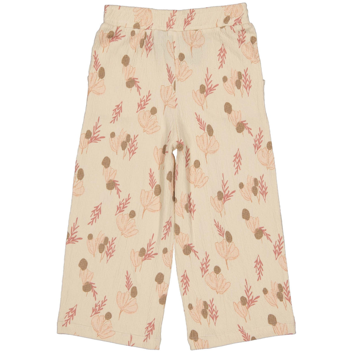 LEVV broek meisje Suus Pink Leaves roze met bladerenprint