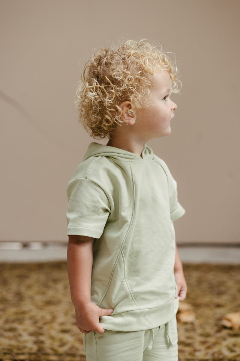LEVV trui jongen Sergio sweater Cedar Green groen
