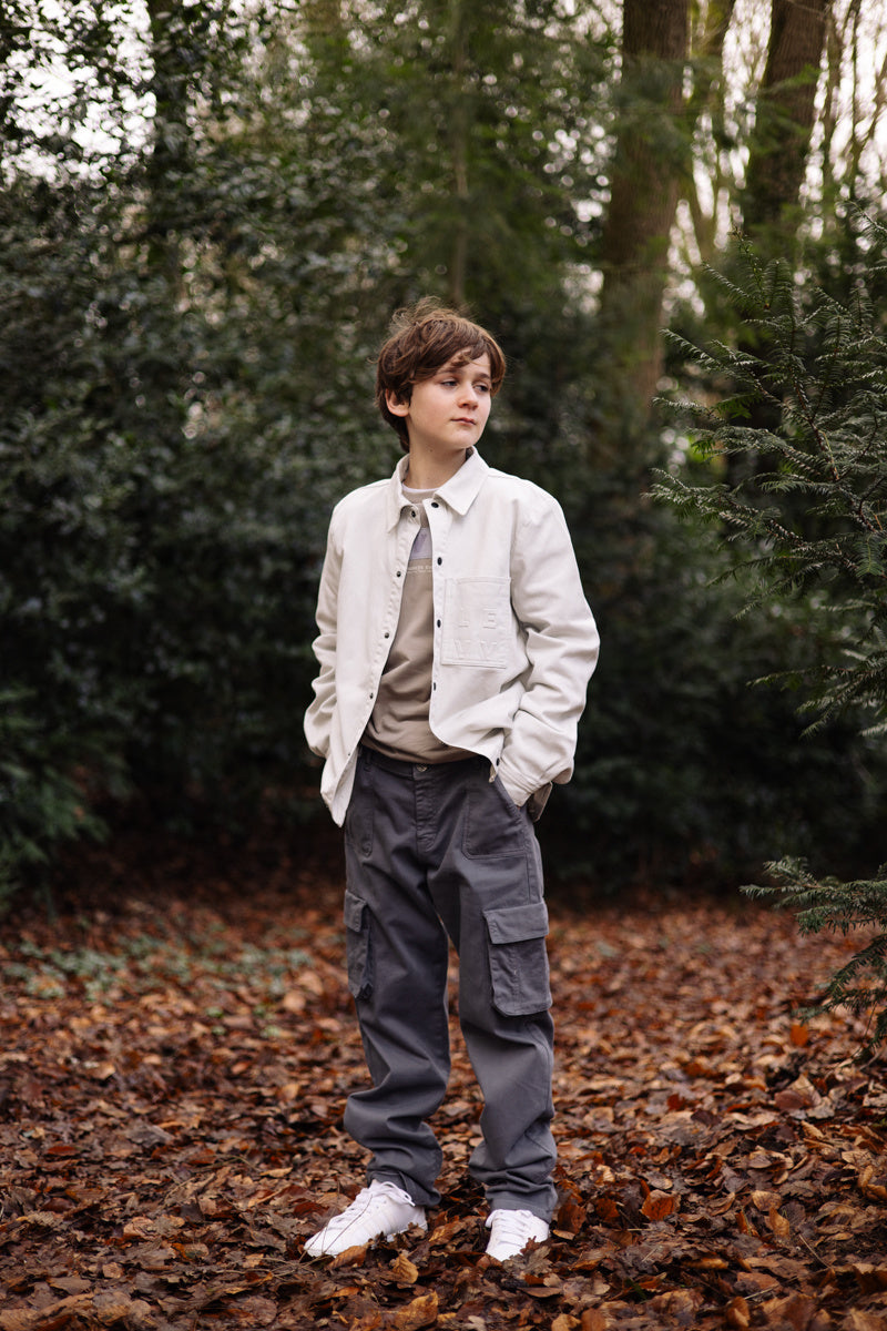 LEVV broek jongen Tyler pants Antracite antraciet