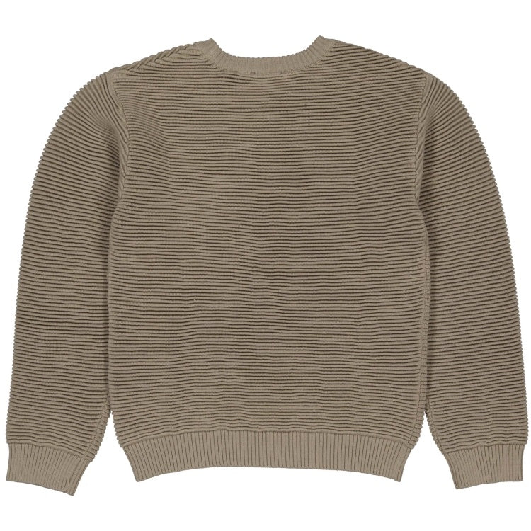 LEVV trui jongen Veto sweater Taupe taupe