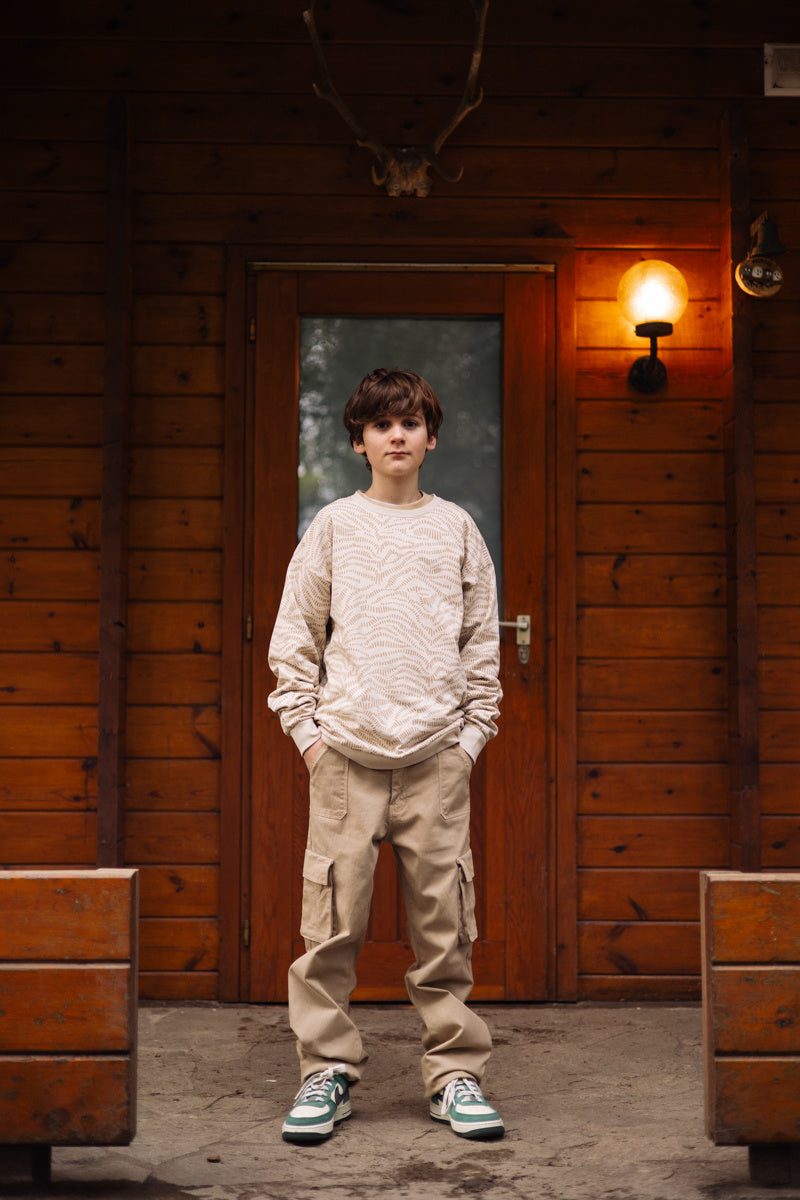 LEVV broek jongen Tyler pants Sand zandkleur