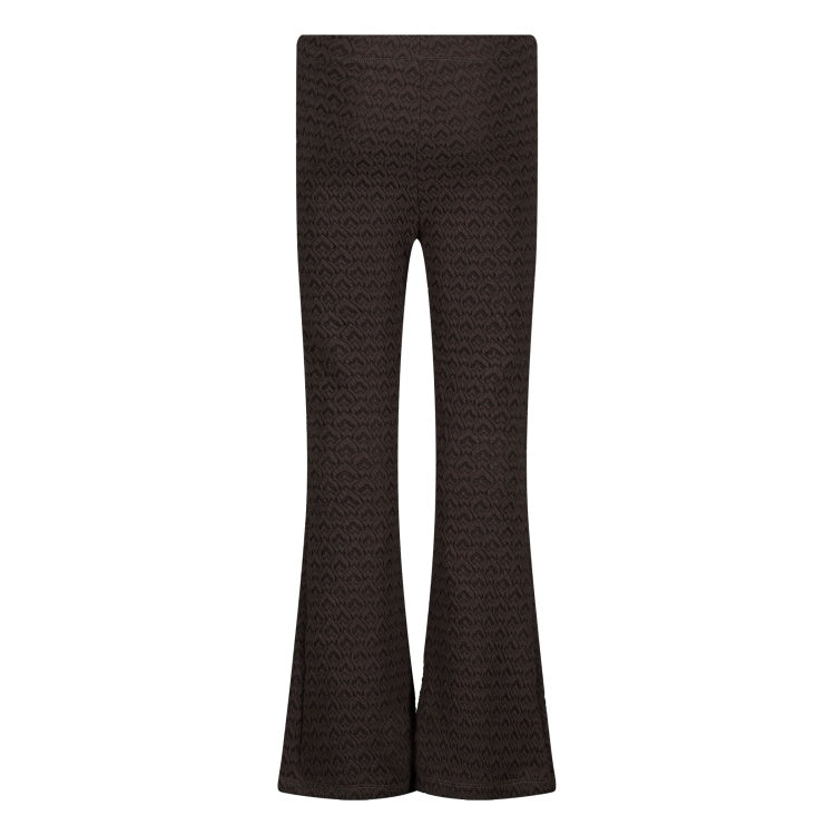 LEVV flared broek jongen Ville flared broek Mud Grey grijs