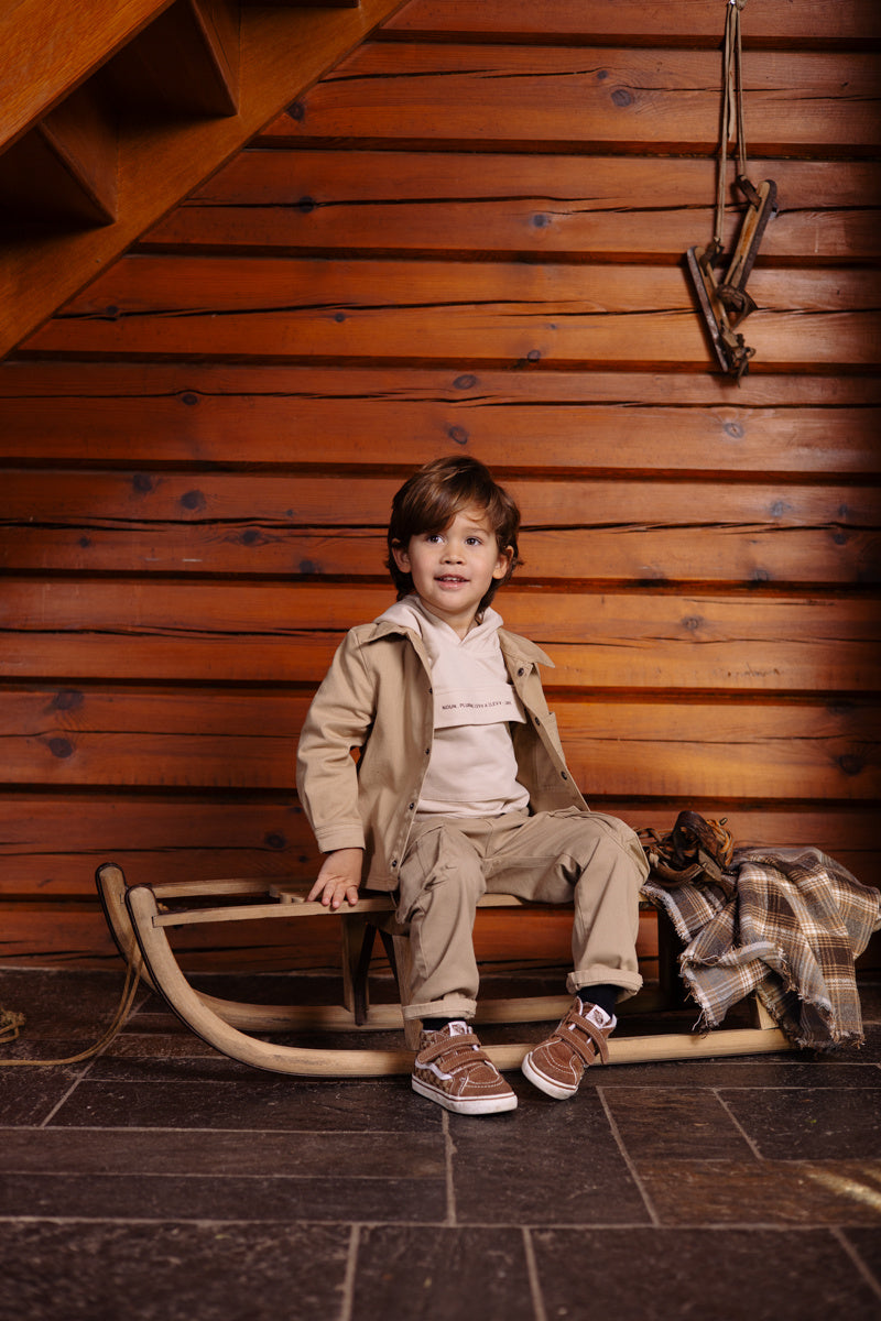 LEVV sweater jongen Vinn sweater Oatmeal beige