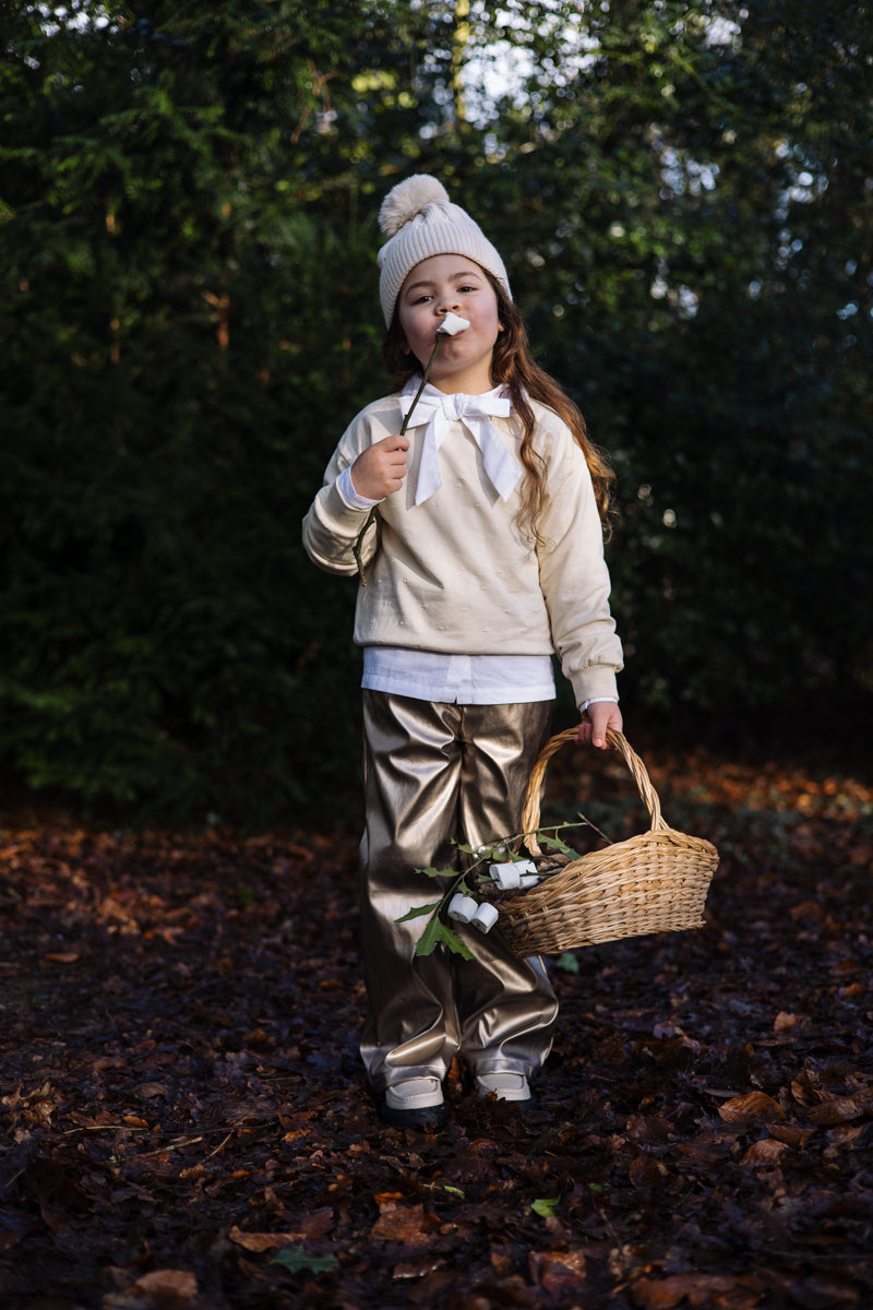 LEVV broek meisje Vonne pants Bronze brons