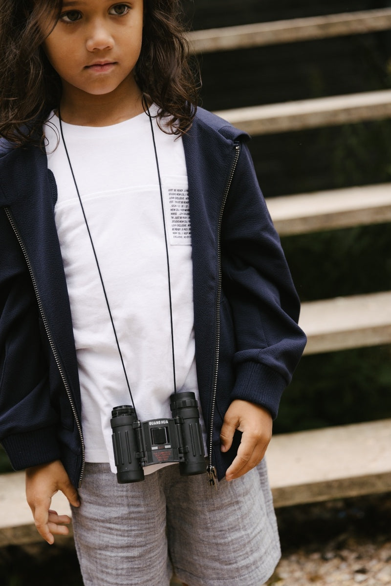 LEVV shirt jongen Manny oversized T-shirt wit