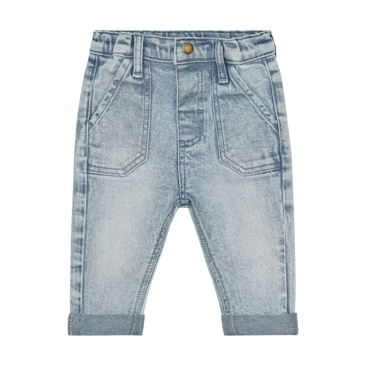 EN FANT jeans kind denim spijkerbroek blauw. Valt groot.