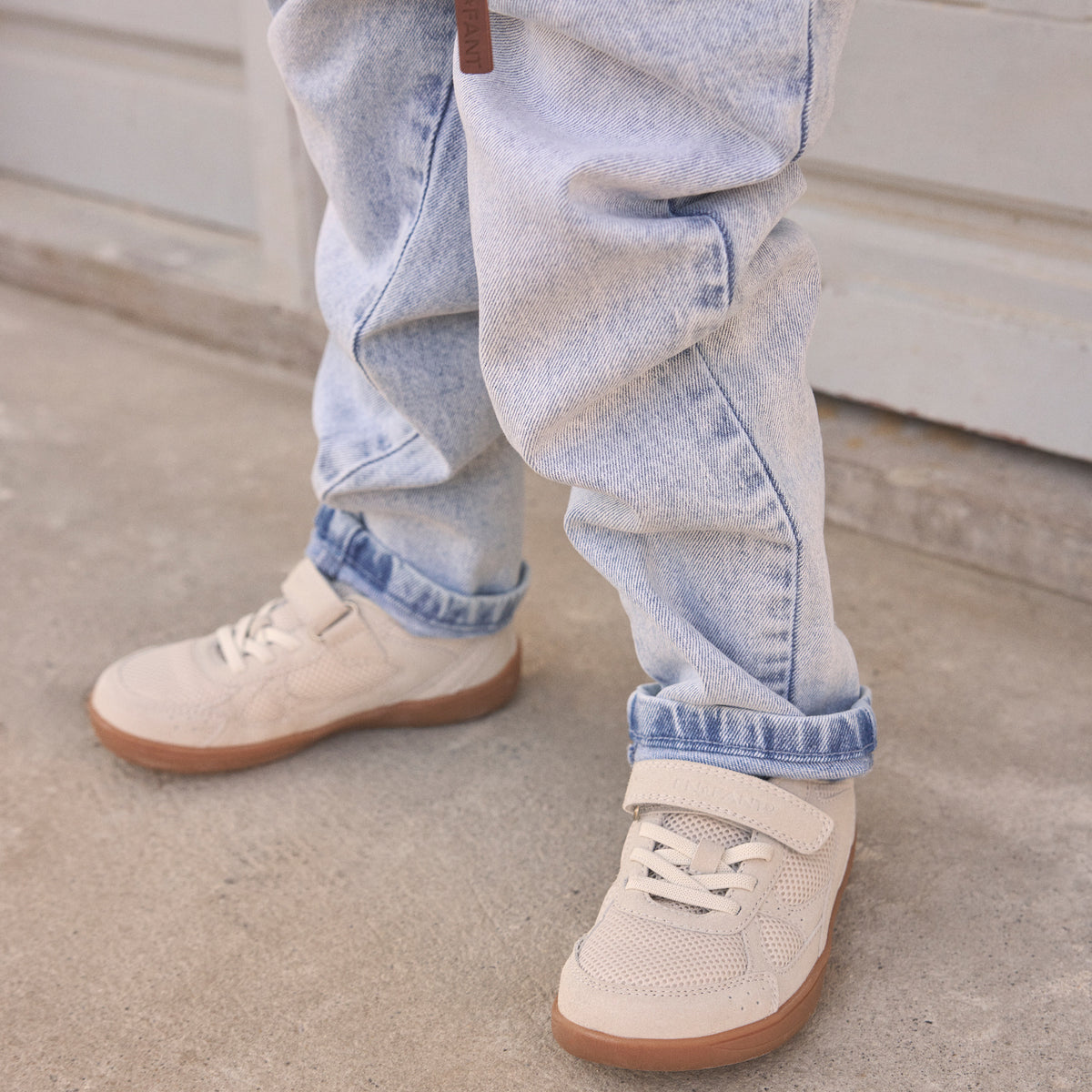 EN FANT jeans jongen Denim spijkerbroek blauw. Valt groot.