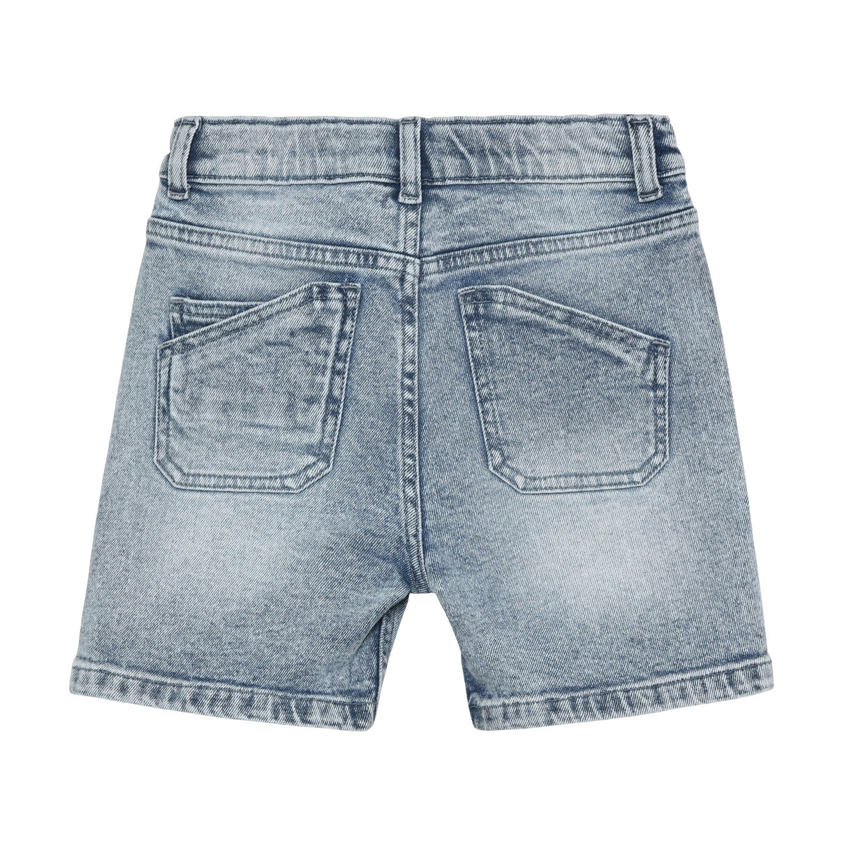 EN FANT korte broek jongen Denim Bermuda short lichtblauw. Valt groot.