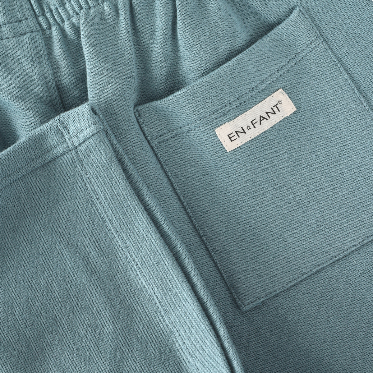 N FANT korte broek jongen Sweat Boy short Citadel blauw
