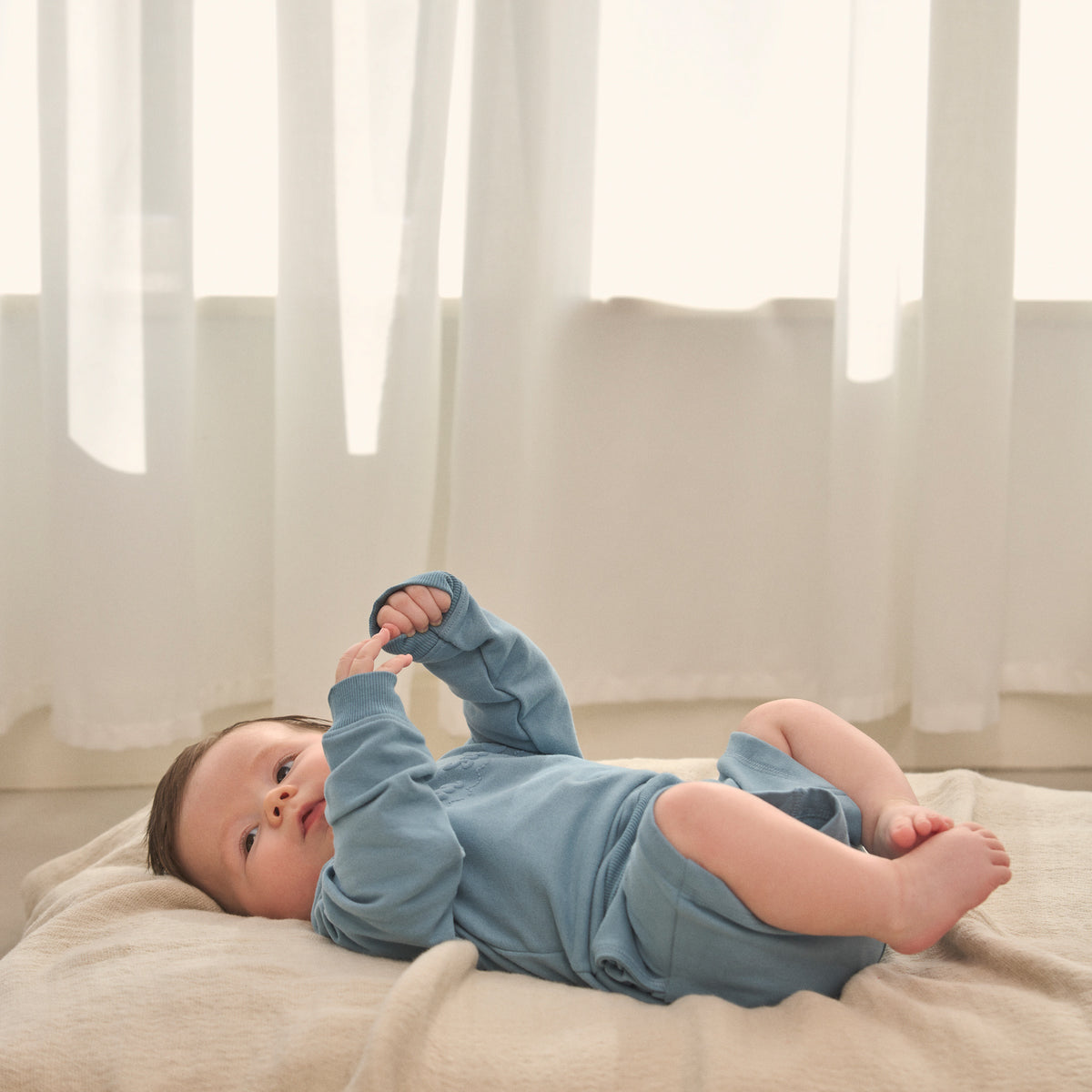 EN FANT korte broek kind sweat Citadel blauw