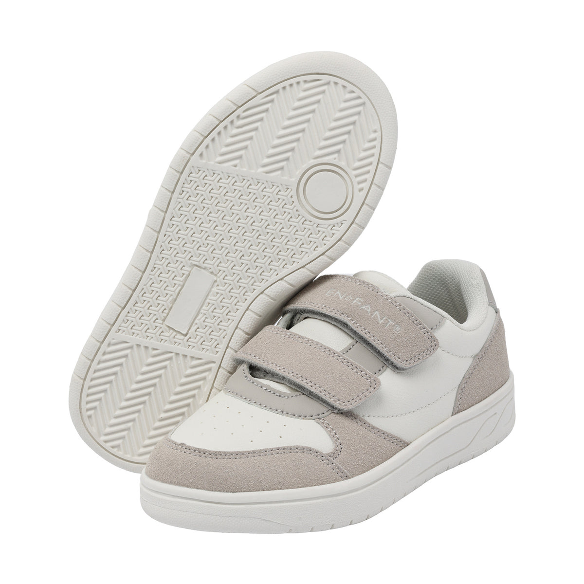 EN FANT sneakers kind Fog klittenband grijs
