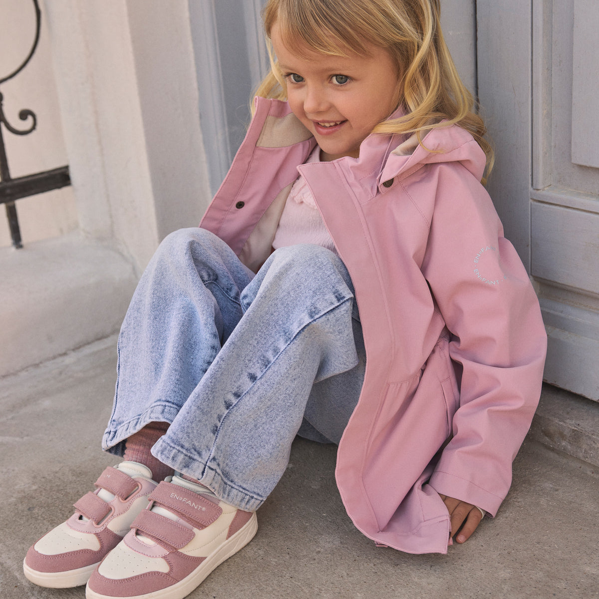 EN FANT sneakers kind Zephyr klittenband lichtblauw