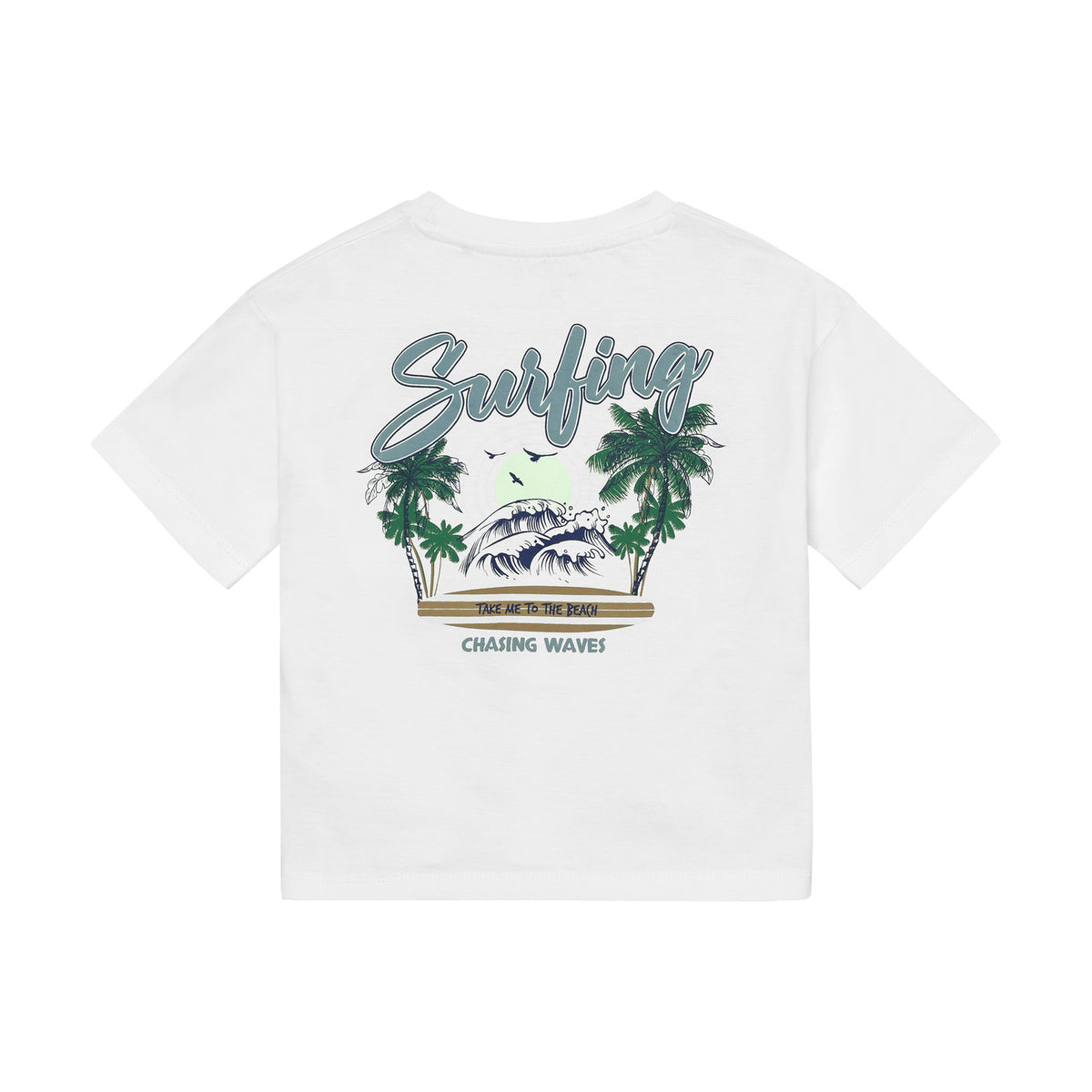 EN FANT shirt kind Egret T-shirt SS wit