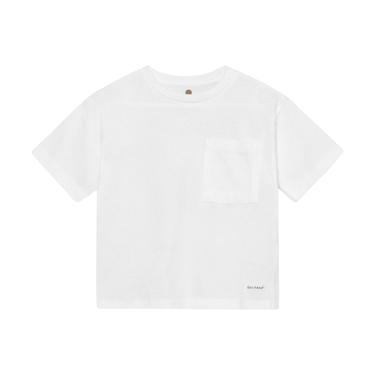EN FANT shirt kind Egret T-shirt SS wit