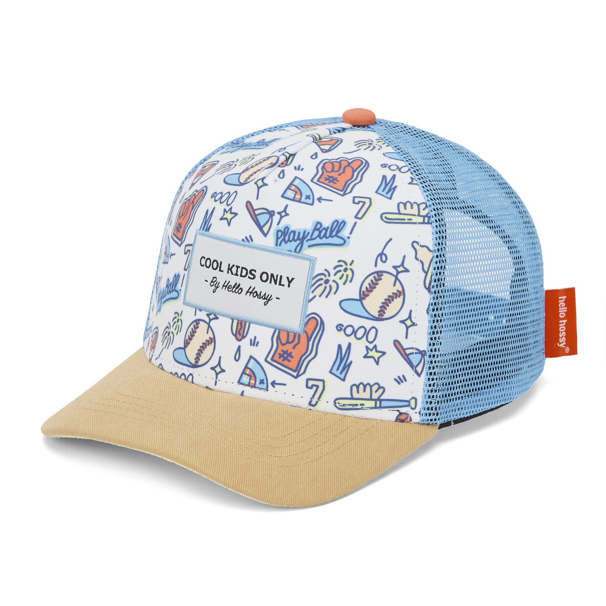 Hello Hossy pet kind Baseball Game (blauw, honkbalprint)