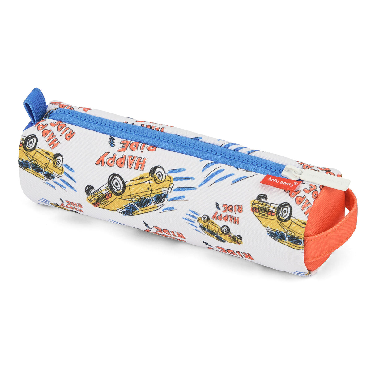 Hello Hossy etui kind Happy Ride (voertuigenprint)