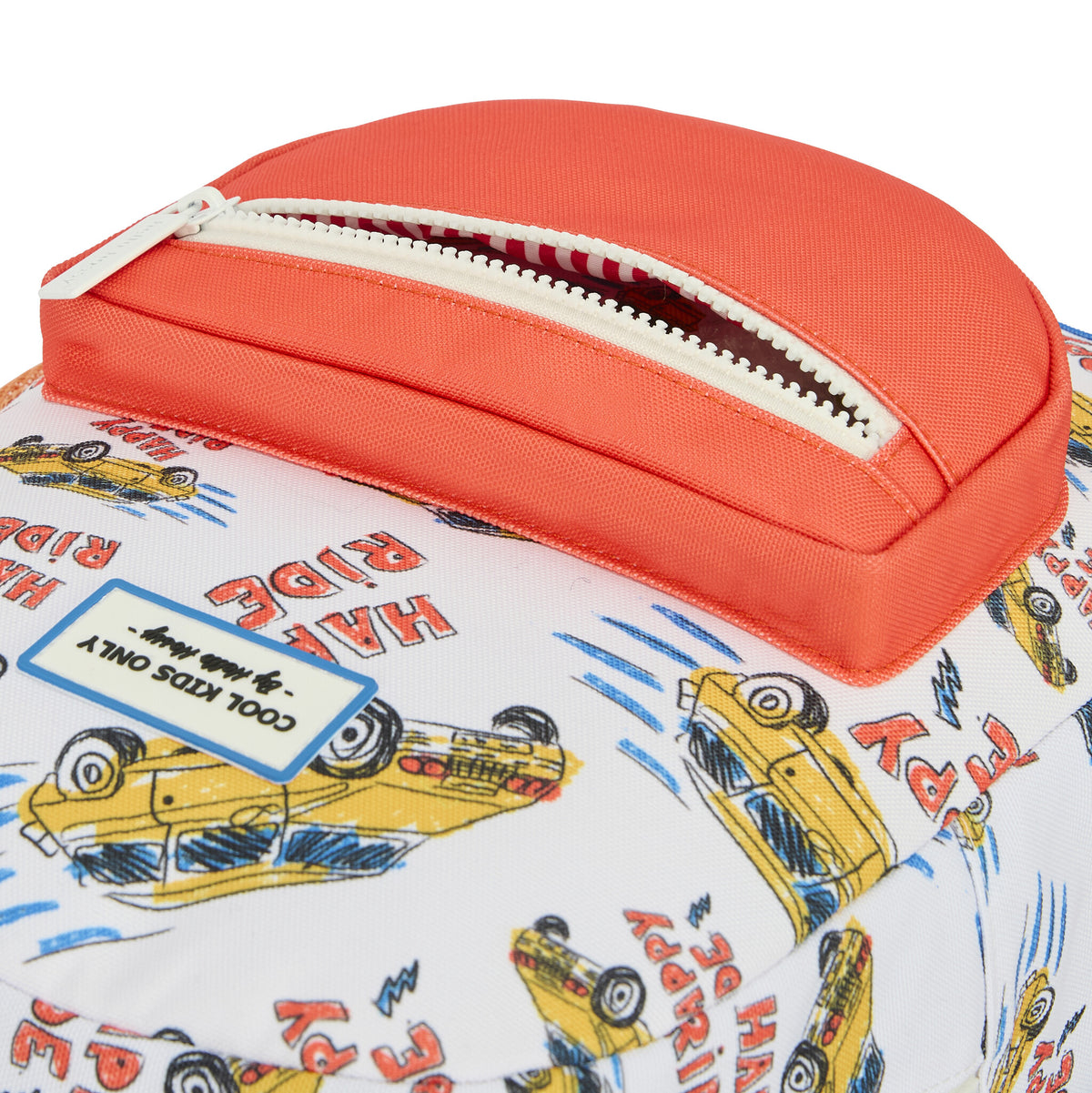 Hello Hossy rugzak kind Happy Ride rugtas  (voertuigenprint)