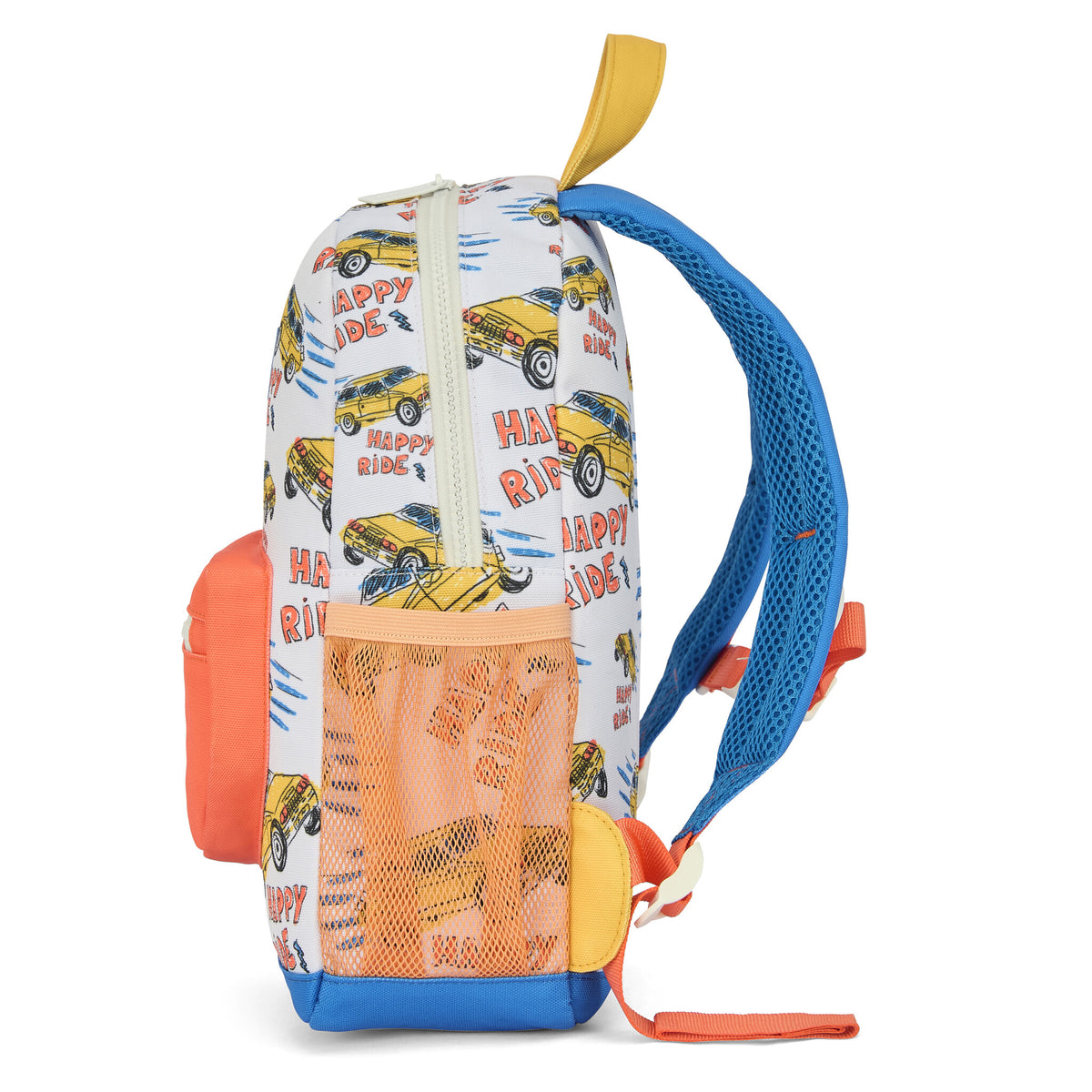 Hello Hossy rugzak kind Happy Ride rugtas  (voertuigenprint)