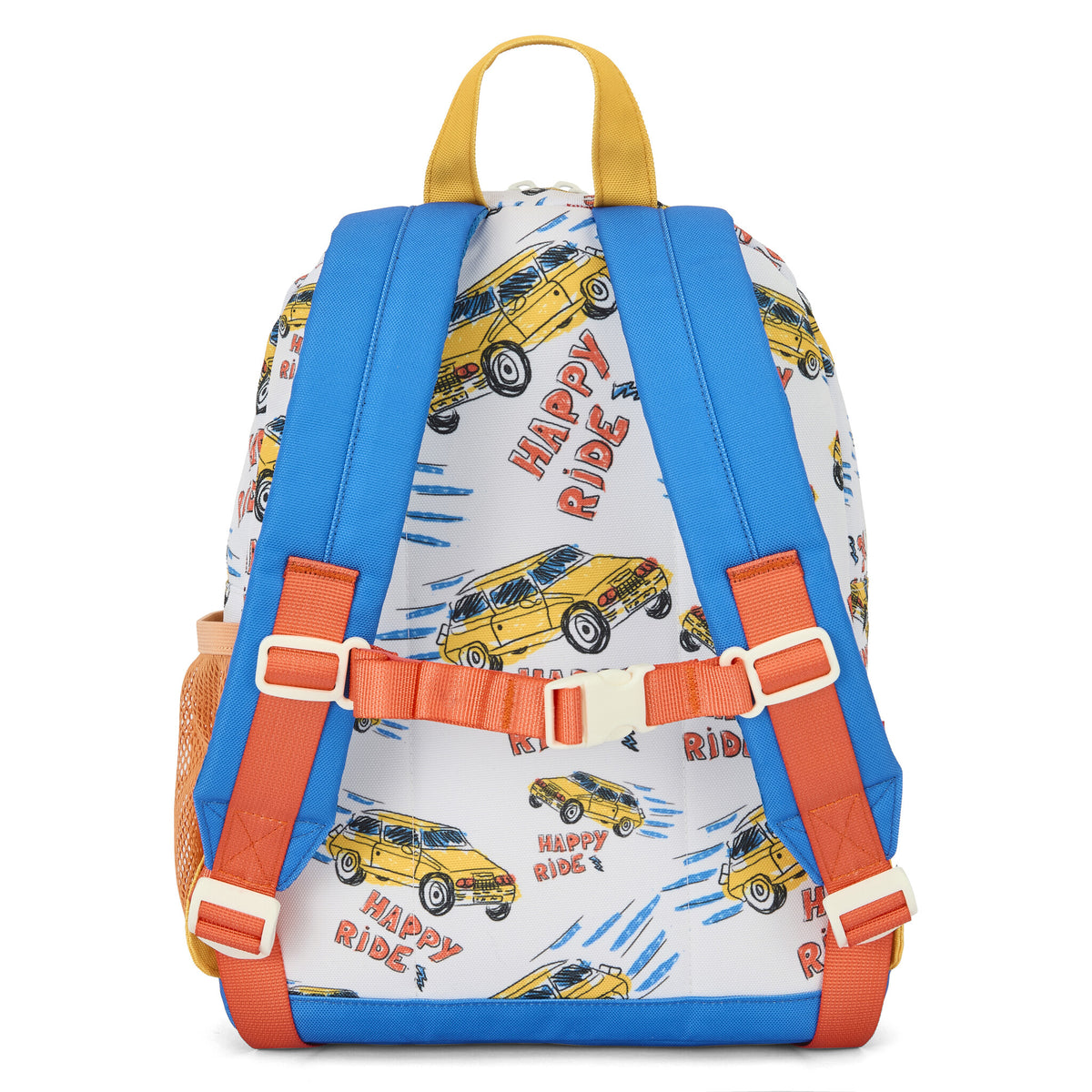 Hello Hossy rugzak kind Happy Ride rugtas  (voertuigenprint)