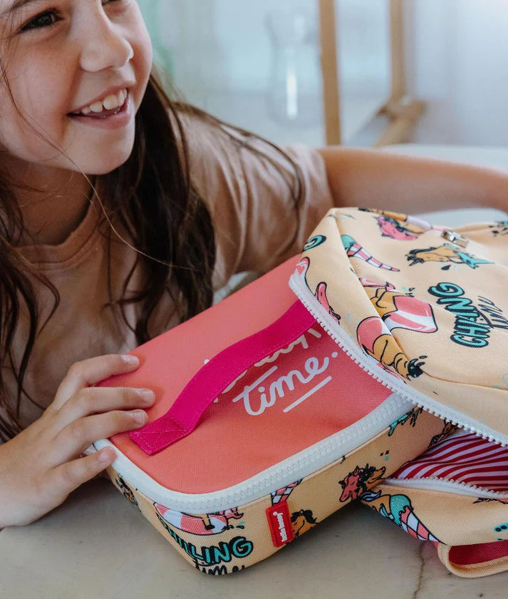 HELLO HOSSY isotherm lunchzakje kind Unicorn roze geïsoleerd lunchtasje