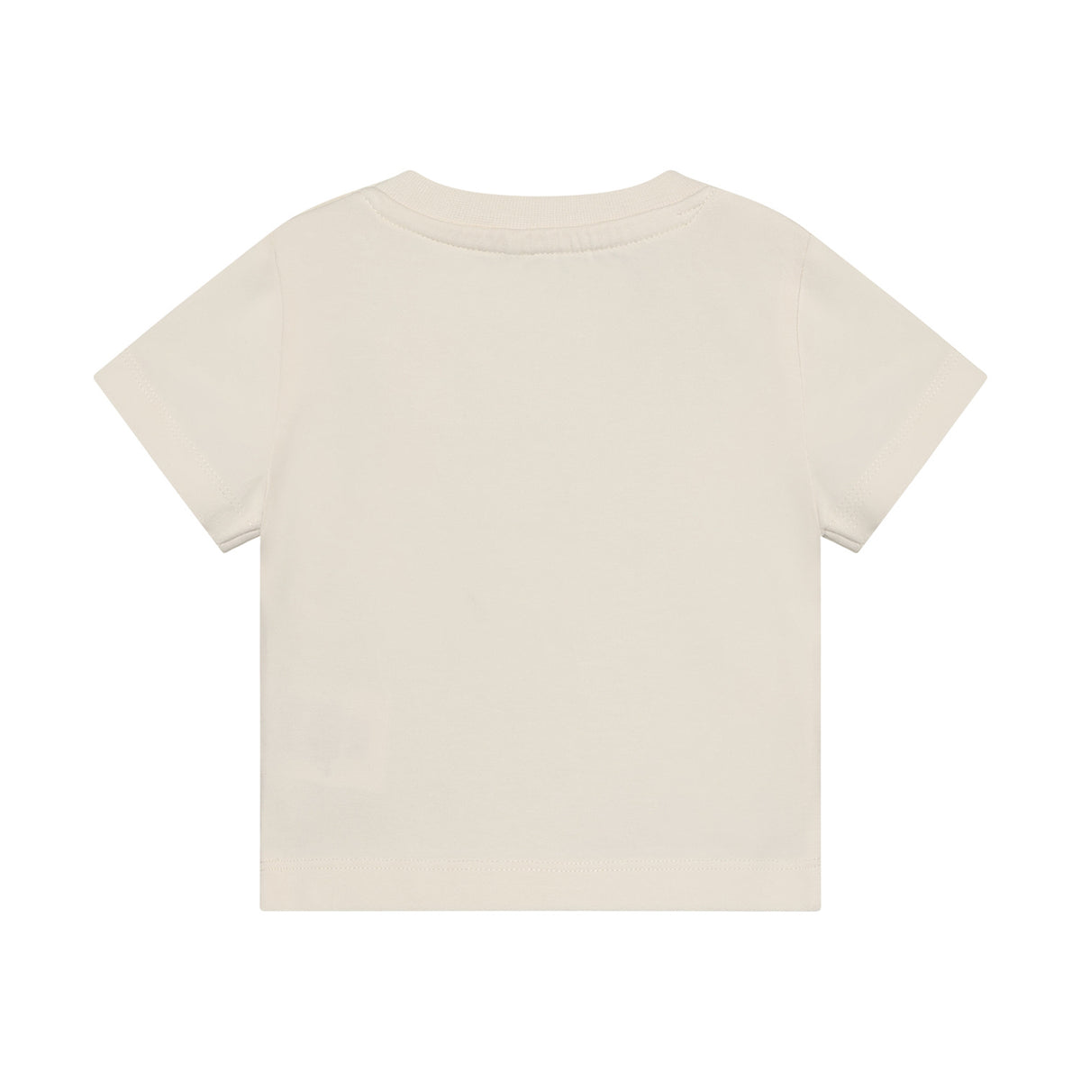 Huttelihut T-shirt baby SS Boat Antique White gebroken wit