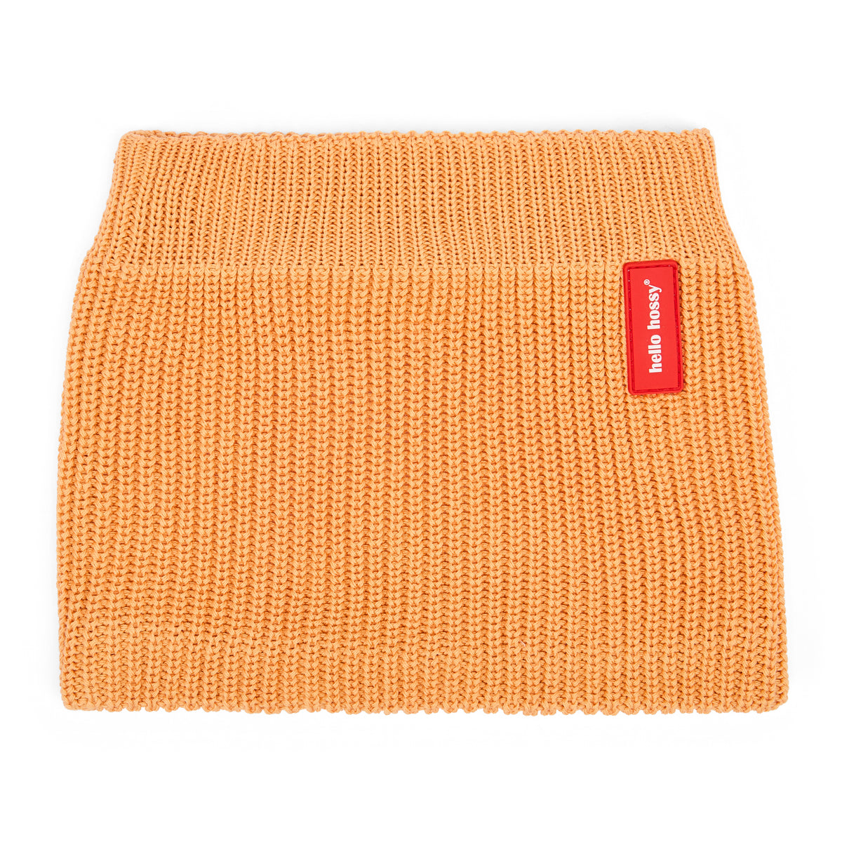 HELLO HOSSY colsjaal kind Cocoon Outback oranje-roestbruin gebreide snood