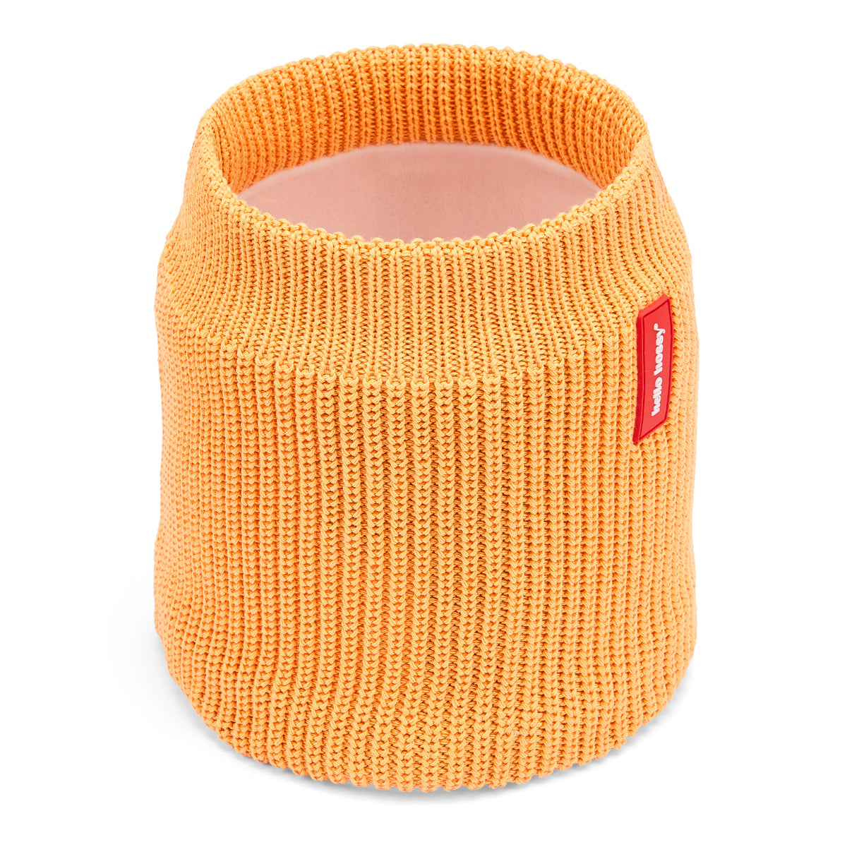 HELLO HOSSY colsjaal kind Cocoon Outback oranje-roestbruin gebreide snood
