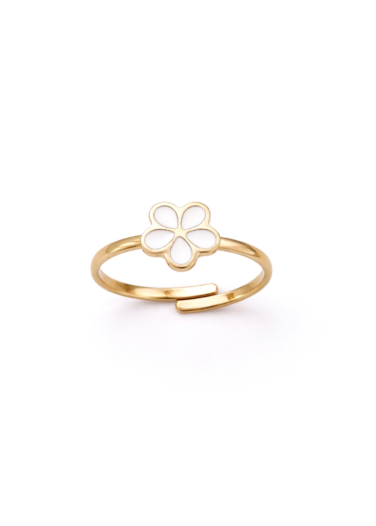 Mrs Ertha ring meisje Spin Ring Pure Petal Gold (goud)