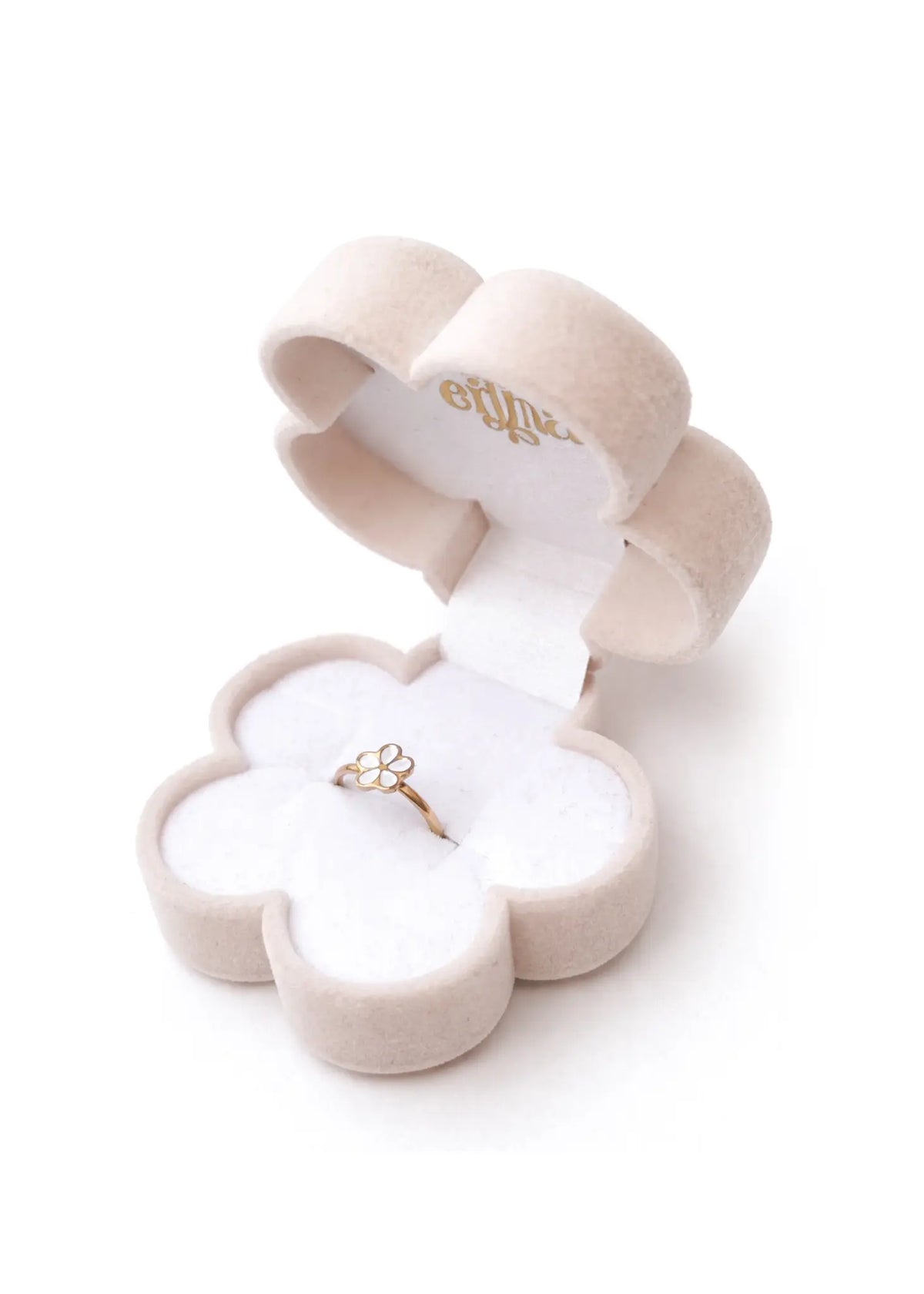 Mrs Ertha ring meisje Spin Ring Pure Petal Gold (goud)