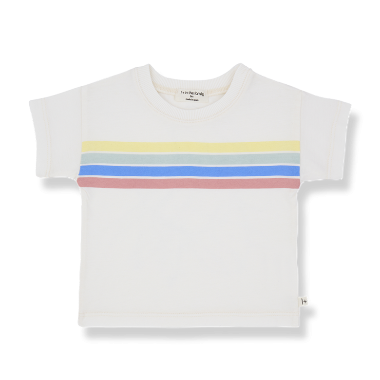 1+ IN THE FAMILY shirt baby Alayor off-white wit