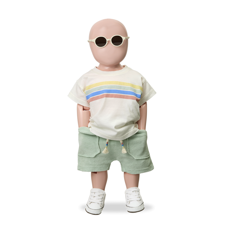 1+ IN THE FAMILY shirt baby Alayor off-white wit