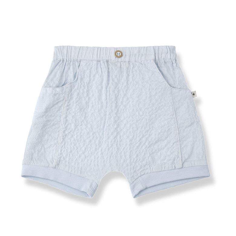 1+ IN THE FAMILY korte broek baby Argos Misty Blue blauw