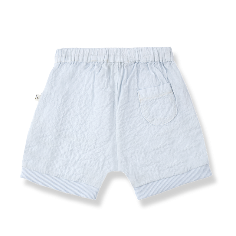 1+ IN THE FAMILY korte broek baby Argos Misty Blue blauw
