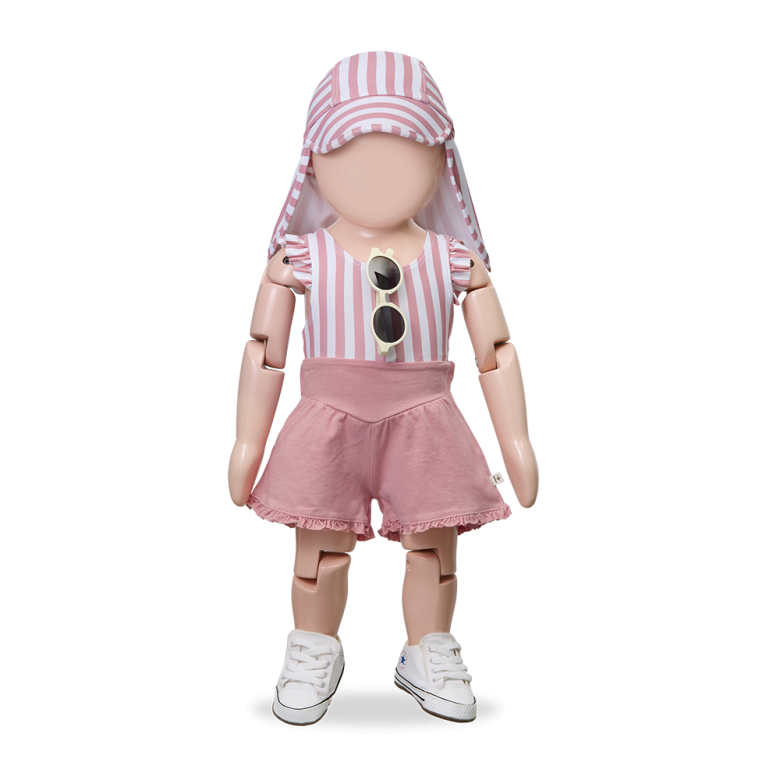 1+ IN THE FAMILY korte broek baby Marratxi Strawberry roze