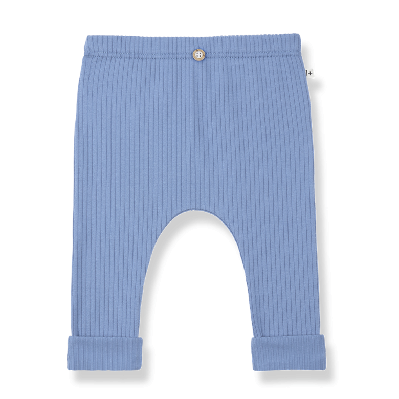 1+ IN THE FAMILY legging baby Marti Ultramarine blauw broekje