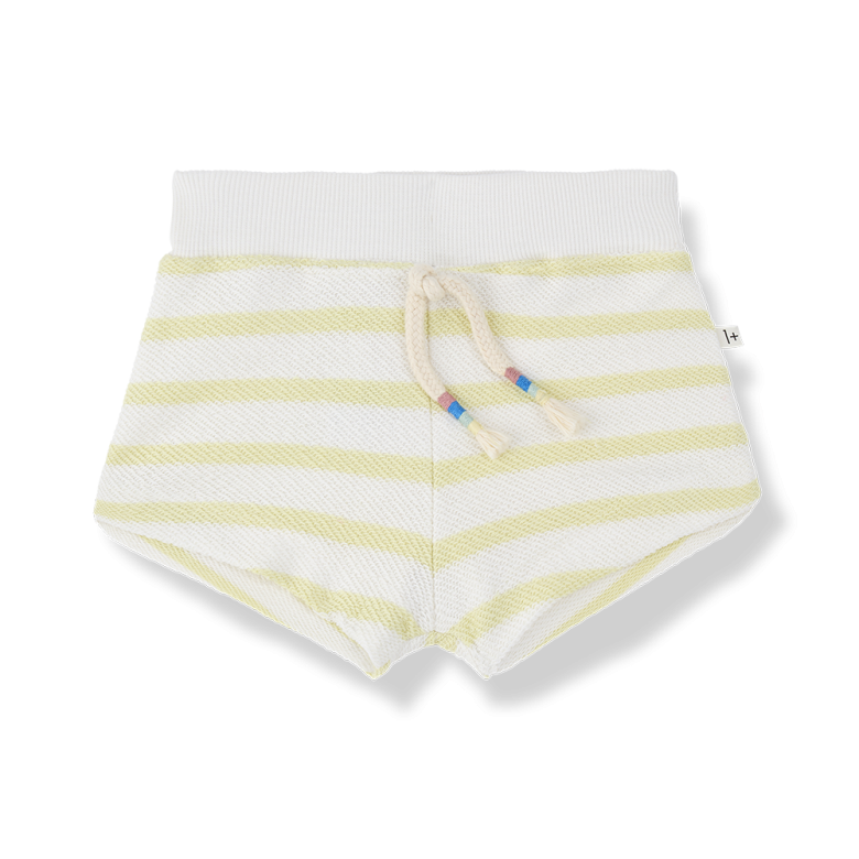 1+ IN THE FAMILY korte broek baby Portinatx Lemon geel