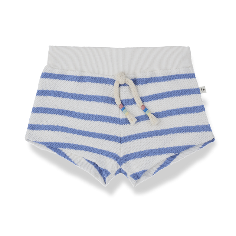 1+ IN THE FAMILY korte broek baby Portinatx Ultramarine blauw